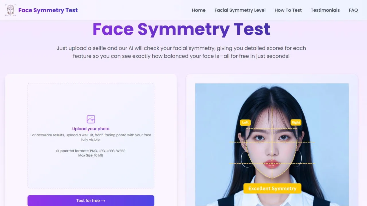 Face Symmetry Test AI